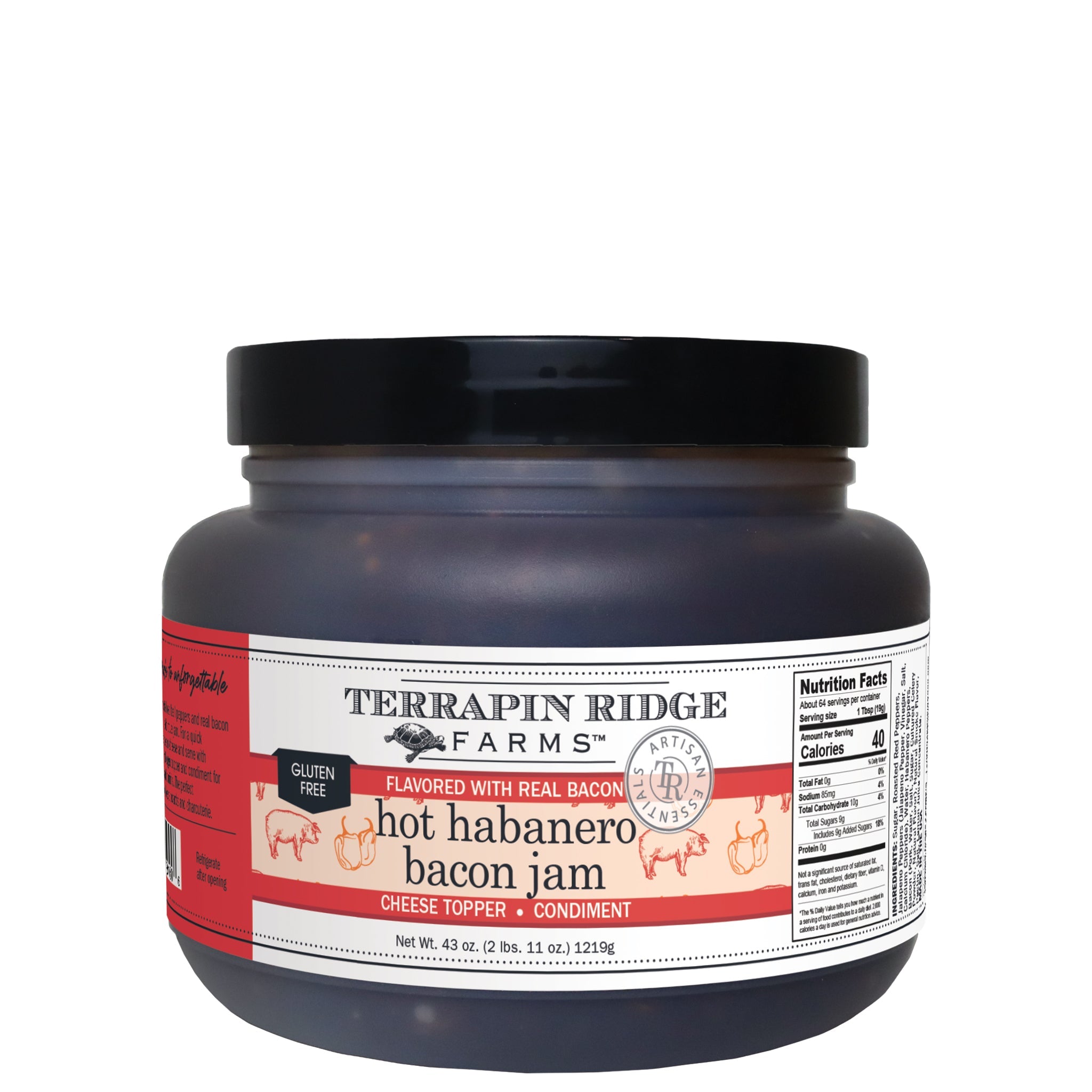 Hot Habanero Bacon Jam - Quart