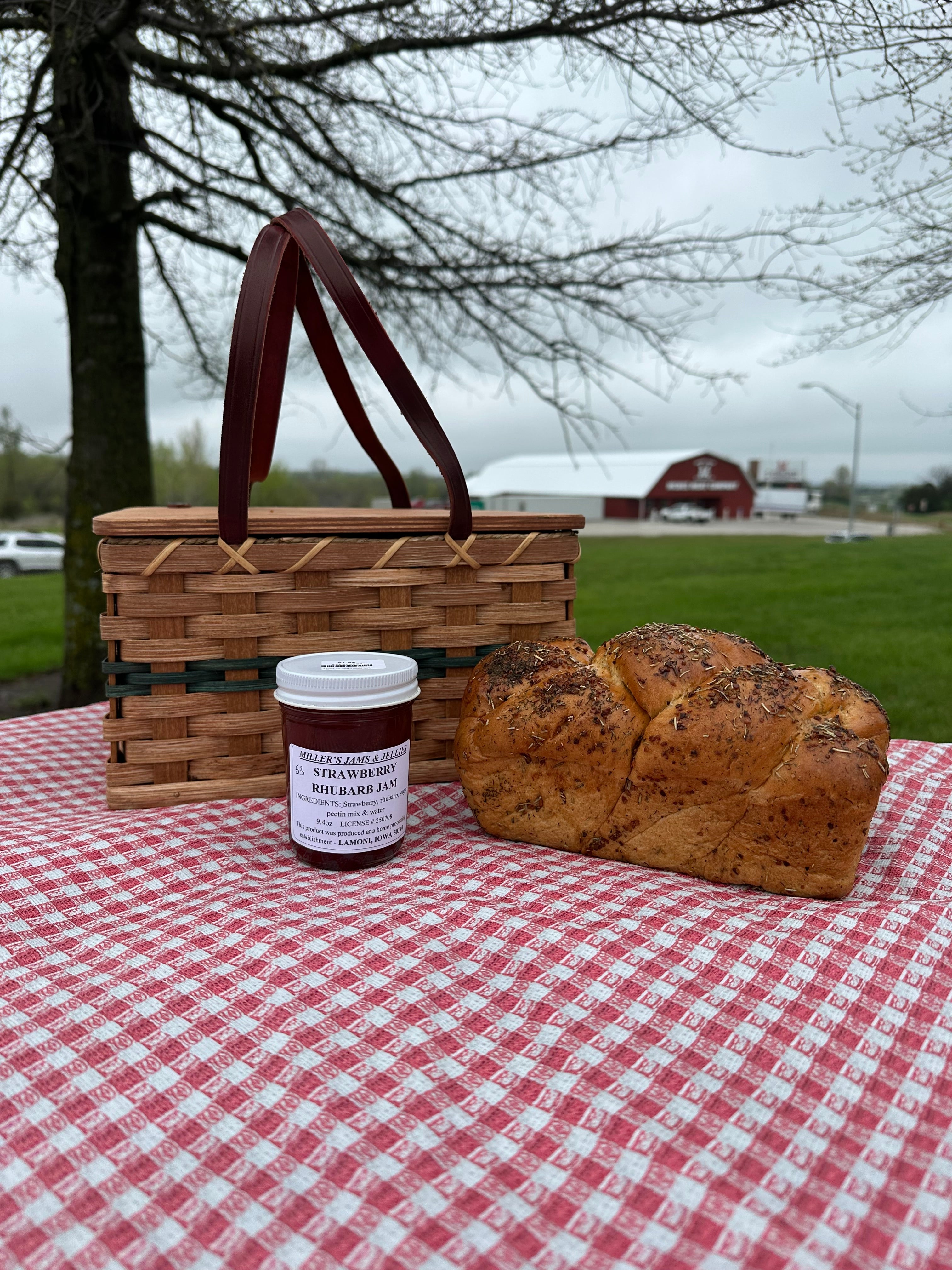 Miller’s Strawberry Rhubarb Jam | Authentic Local Amish-Made Spread