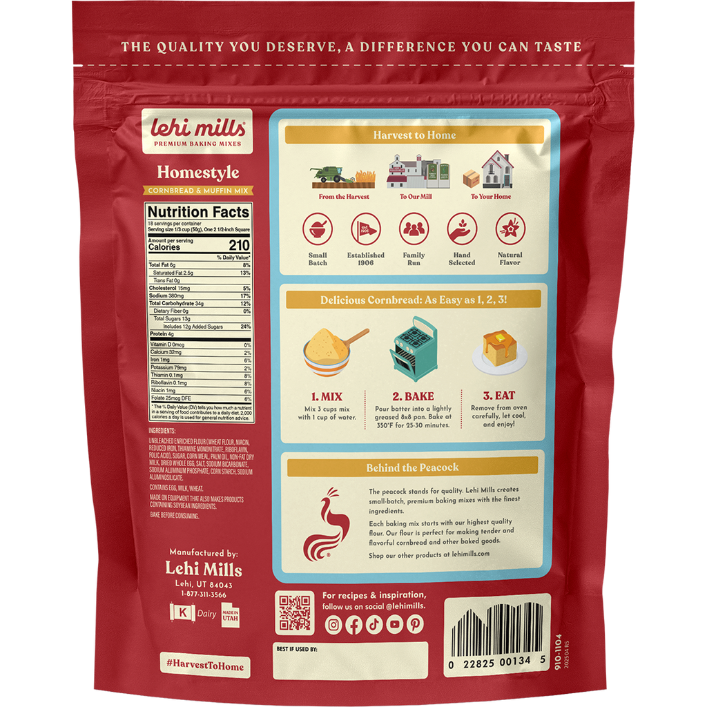 Homestyle Cornbread & Muffin Mix
