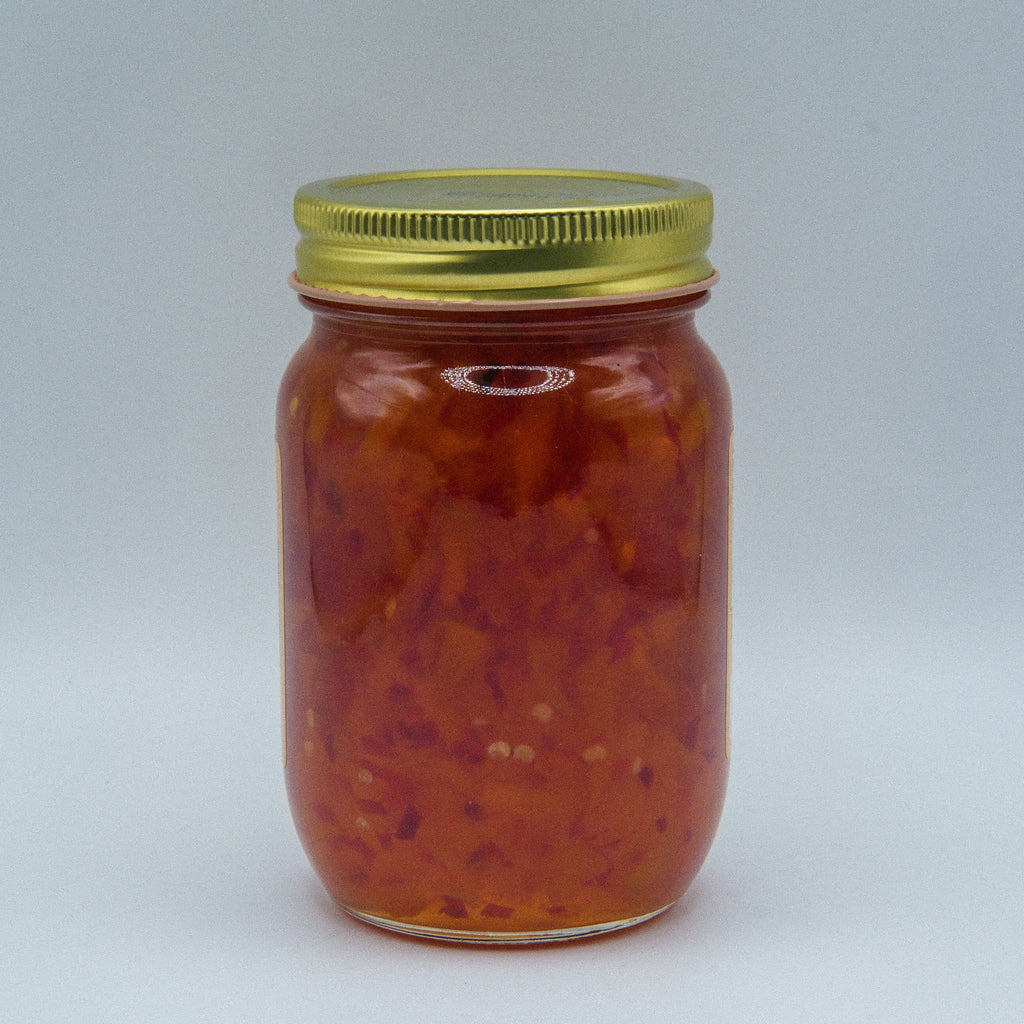 Peach Jalapeno Jam | Sweet & Spicy Country Spread | 18 oz.