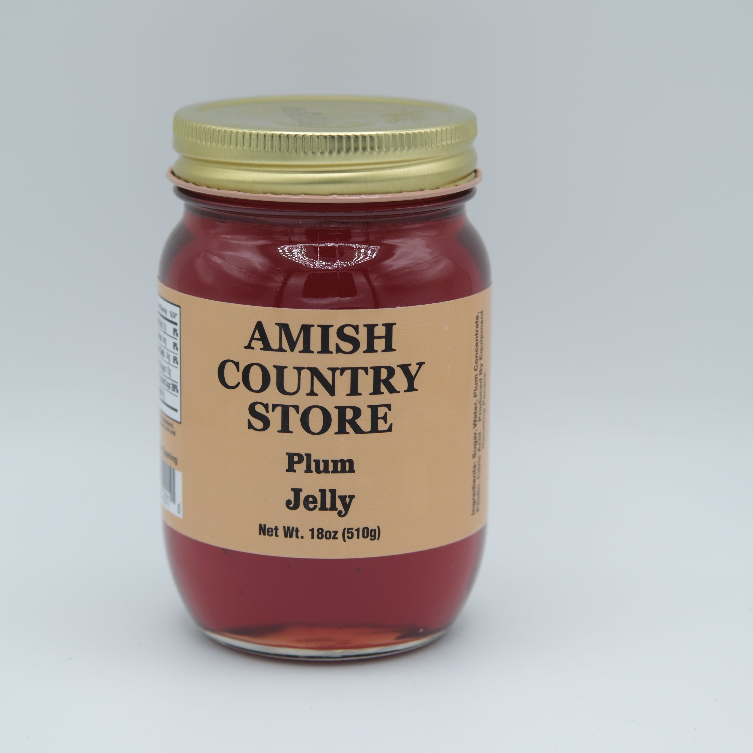 Old-Fashioned Plum Jelly | Classic Country Fruit Spread | 18oz