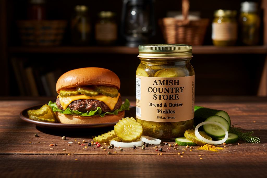 Bread & Butter Pickles | Sweet & Tangy Old-Fashioned Pickle Chips | 15 oz & 32 oz