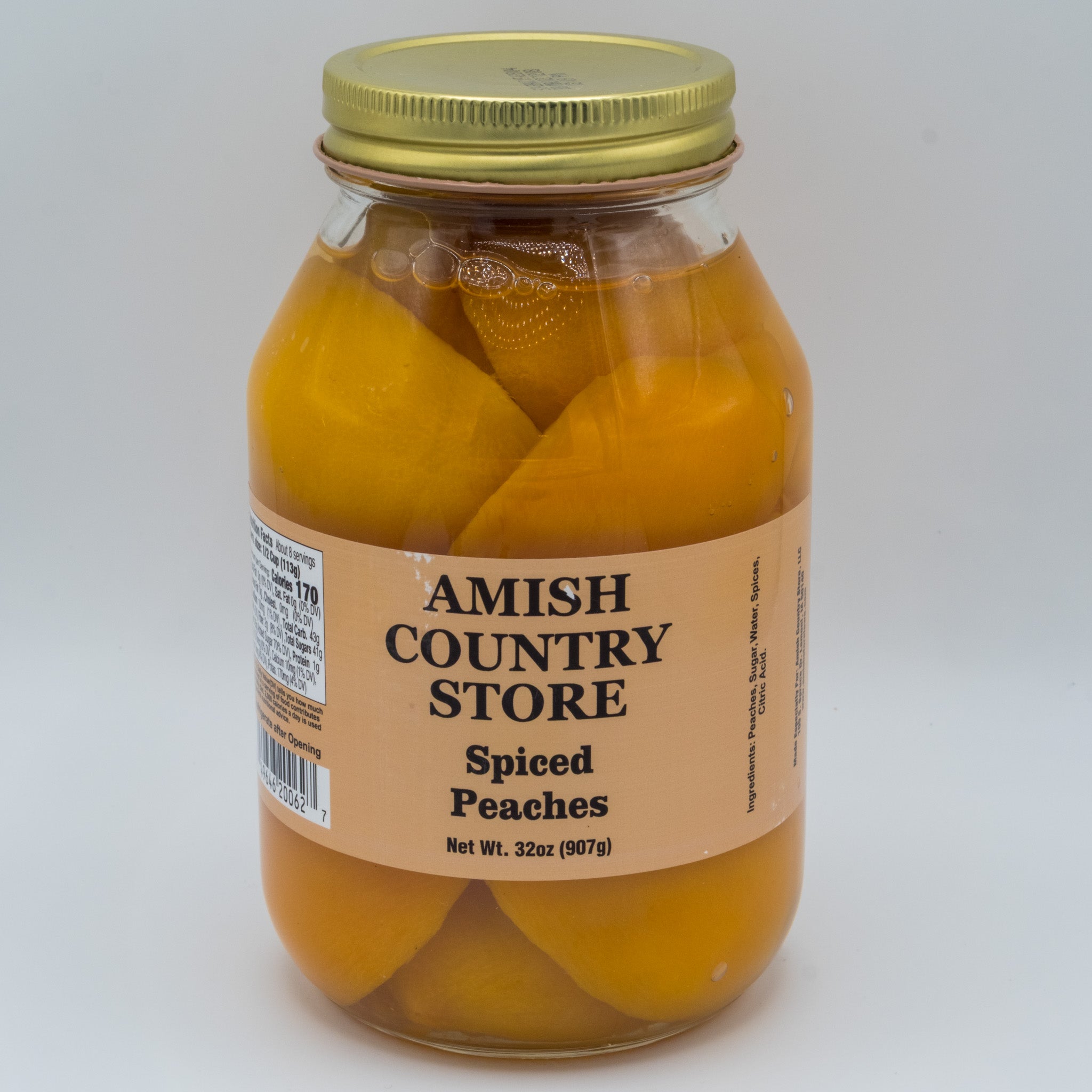 Old-Fashioned Spiced Peaches | Amish Country Store | 32 oz