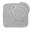 Cook & Clean Bundle 100% Cotton Dish Drying Mat 16" x 18.5", (2) 100% Cotton Pot Holders