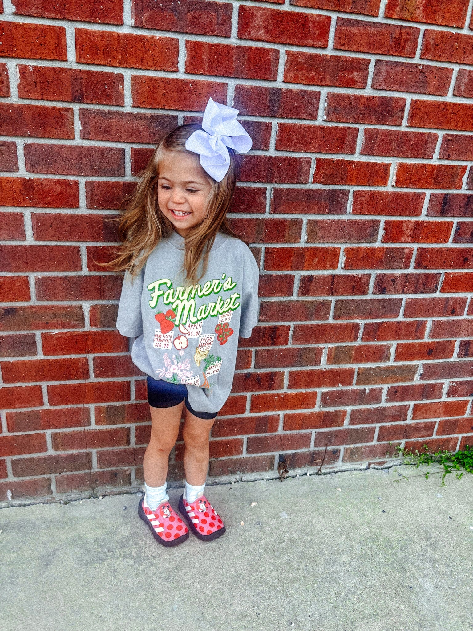 Underground Original Design: * KIDS * Farmers Market Menu, Summer Kids Boxy T-Shirt