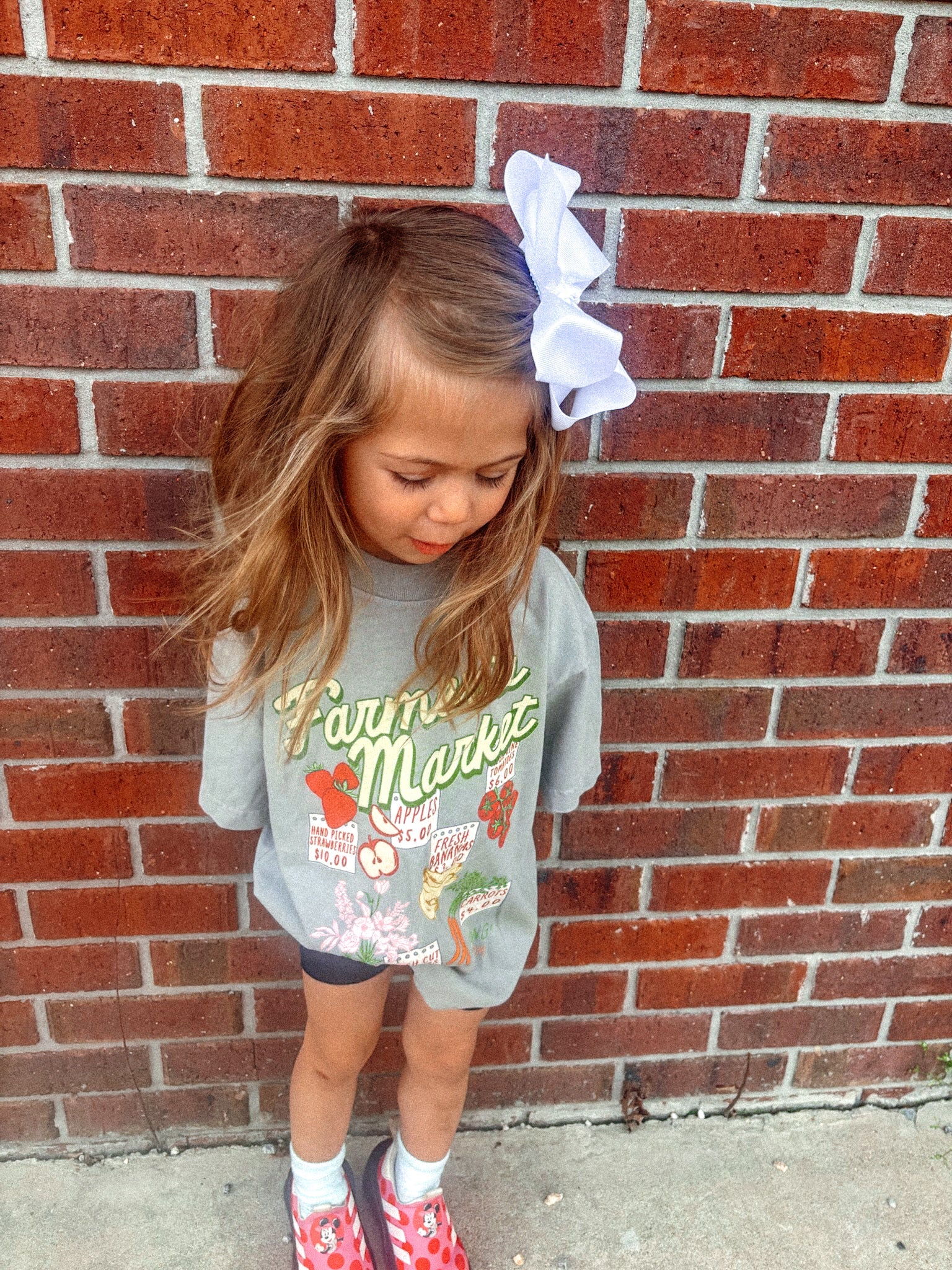 Underground Original Design: * KIDS * Farmers Market Menu, Summer Kids Boxy T-Shirt