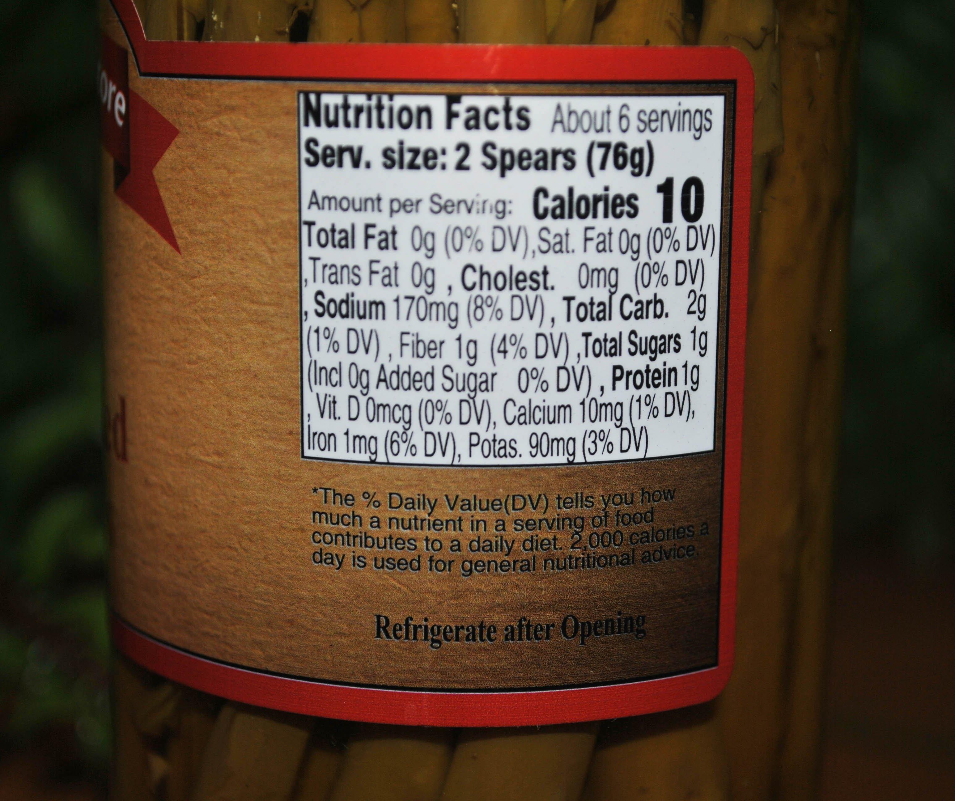 Zesty Pickled Asparagus | Crisp Country Pantry Side | 16 oz.