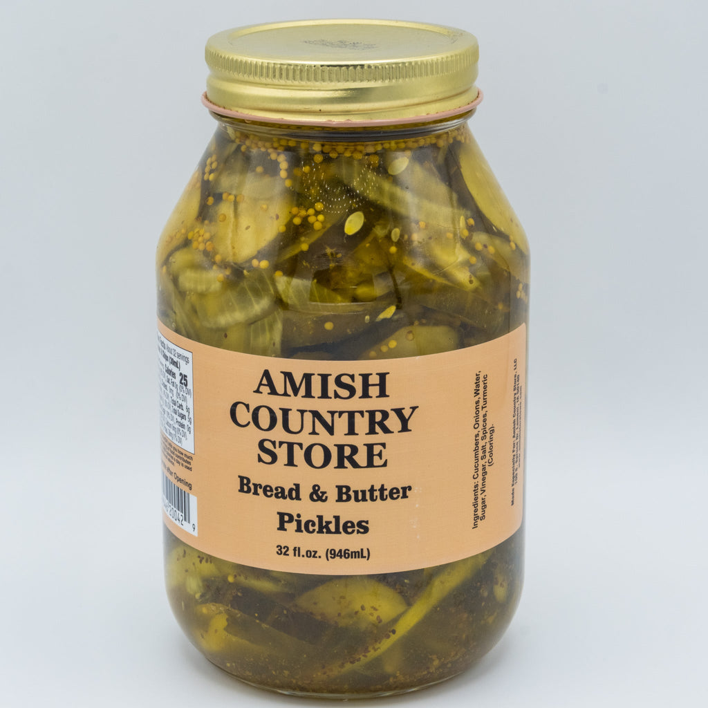 Bread & Butter Pickles | Sweet & Tangy Old-Fashioned Pickle Chips | 15 oz & 32 oz