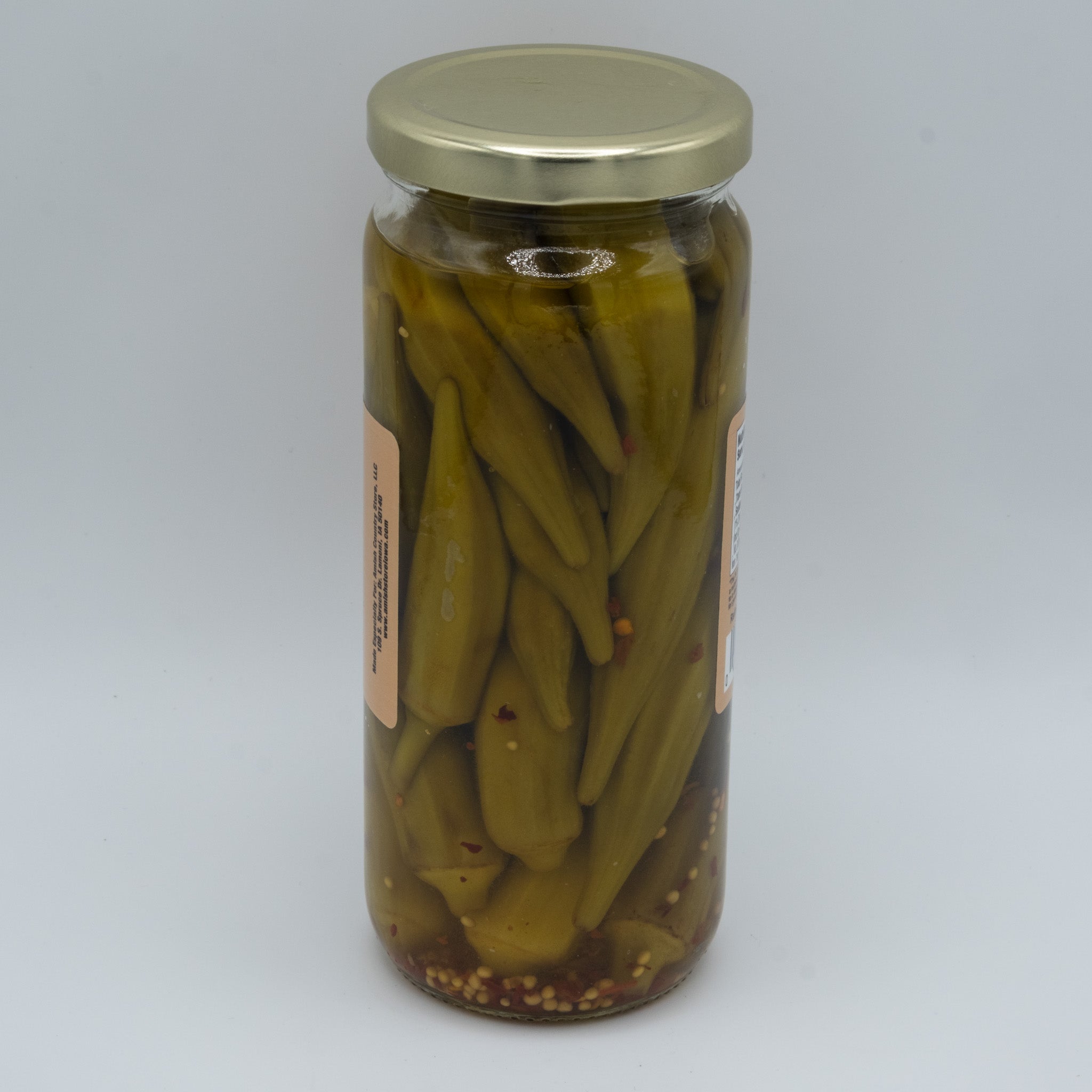 Old-Fashioned Hot Pickled Okra (16oz) | Amish Country Store